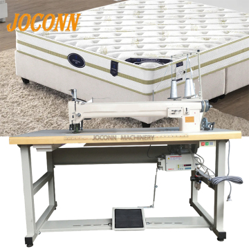 Máquina de coser de pie para caminar por brazo largo para colchón y colchoneta de cojín