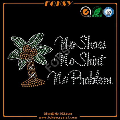 Maple Hill rhinestone iron on appliques