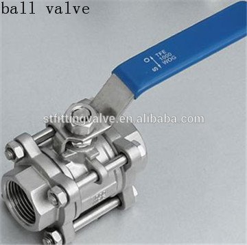 DN80 3PC stainless stee ball valve made in cangzhou hebei china