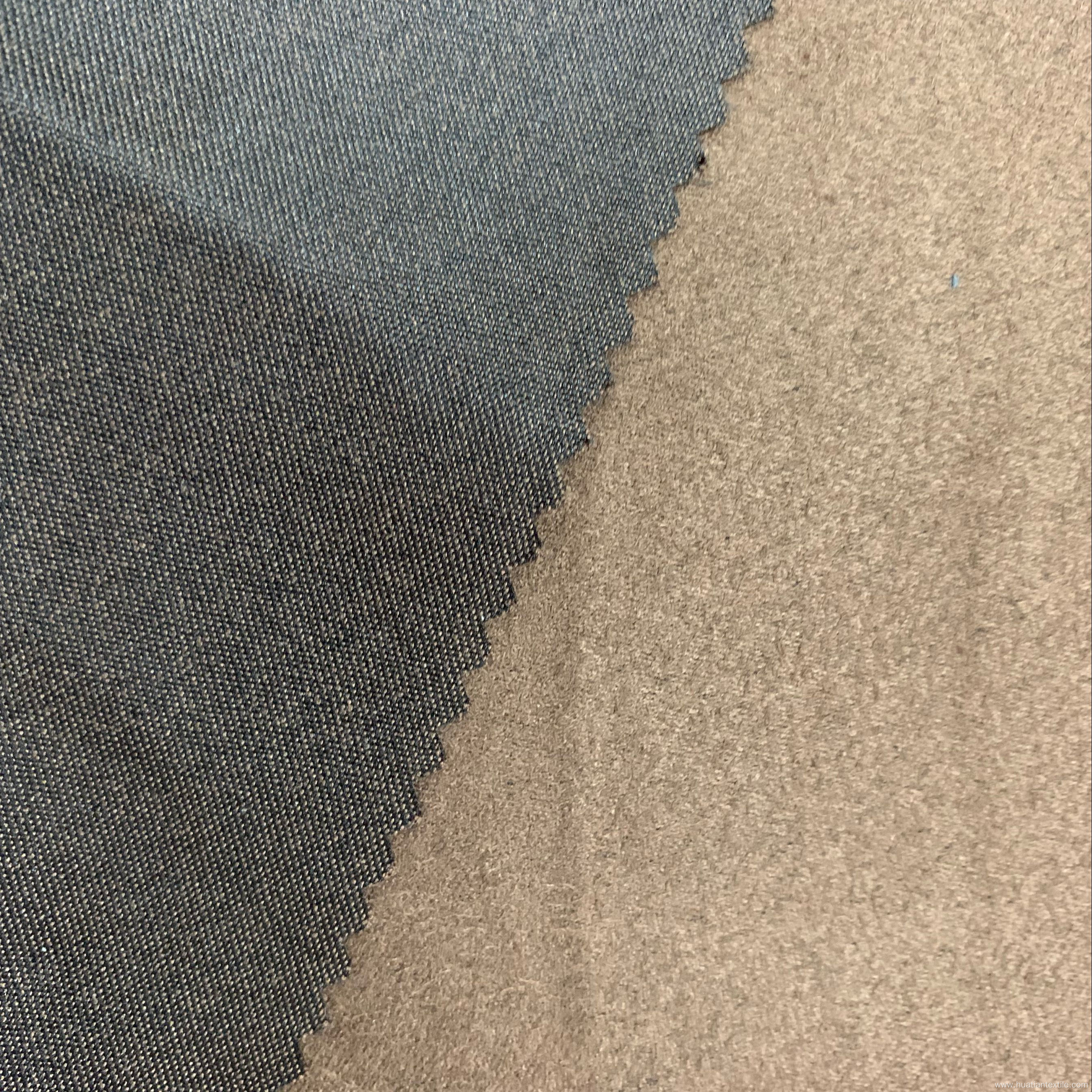 100% polyester warp woven suede fabric