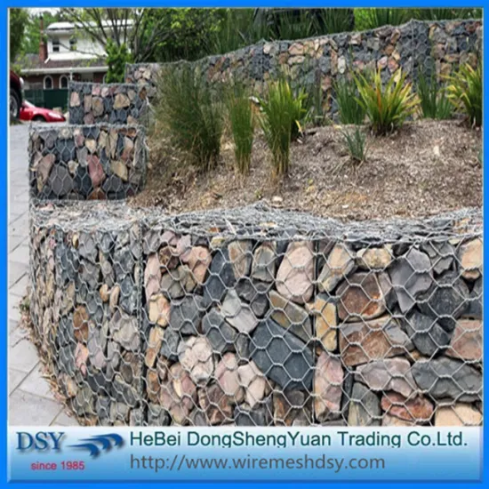 High strength hexagonal gabion wire mesh box