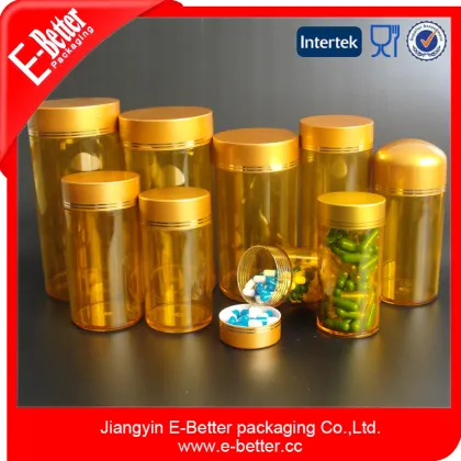 amber injection medicine capsule/tablets/pills bottle
