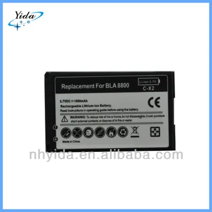 High Quality Cell Phone Battery For Blackberry BLA8800 3.7V 1800mah