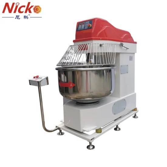 100kg Tilting Spiral Dough Mixer for Bread Bakery Equipment Dough Mixer