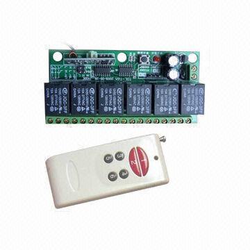 Remote Control Switch with 315/433MHz Operating Frequency, Measures 98 x 48mm