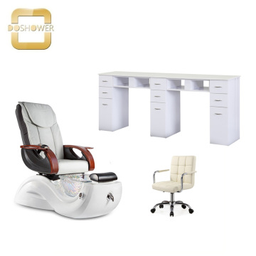 Nail Salon Furniture and Makeup Package for Spa Pedicure Chair in Beauty Salon