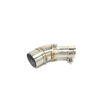 Stainless Steel Motorcycle Exhaust System Pipe for R3, MT03, R25 with 51mm Diameter Connects Middle Link Pipe
