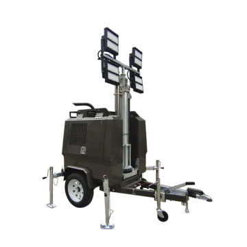 lighting tower trailer mobile engine