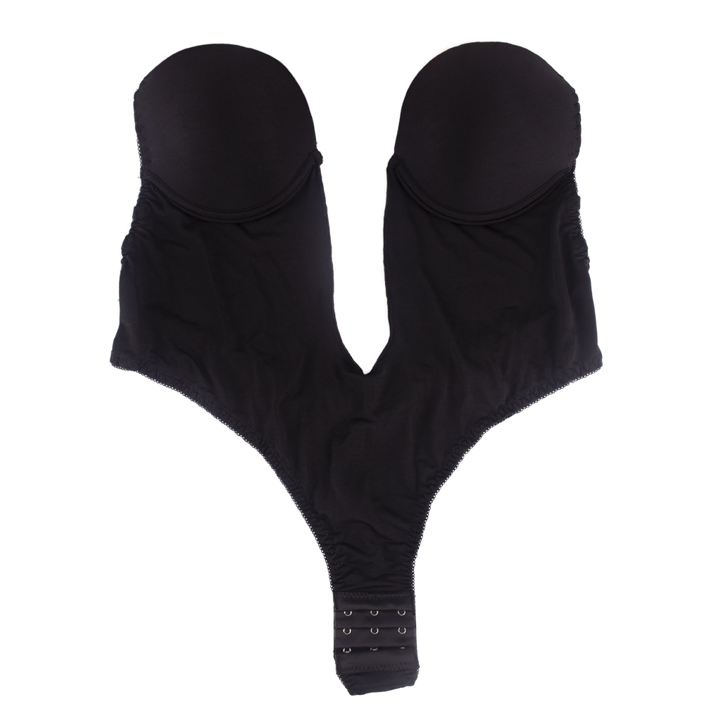 Sırtı Açık Bodysuit Straplez Sütyen