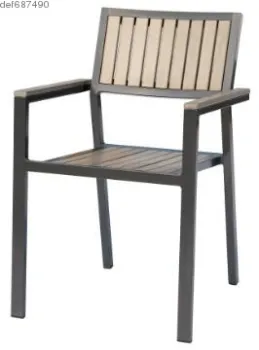 aluminum anti wood chair