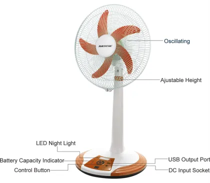 Rechargeable USB Portable Remote Control Cold Table Fan