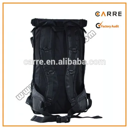 heavy duty large space multi functional duffel travelling backpack with side handle