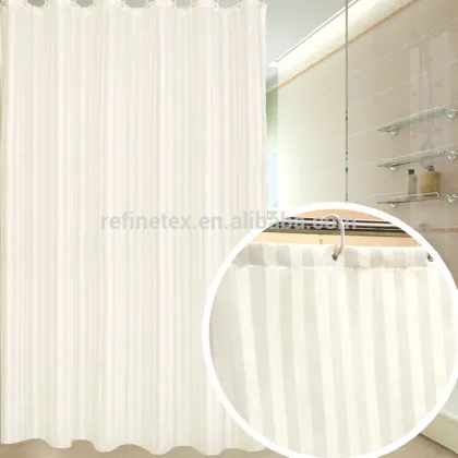Water-proof shower curtain, five star hotel used shower curtain
