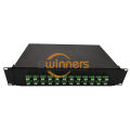 2U 48 Cores LC แผงแพทช์ใยแก้วนำแสง LC Duplex
