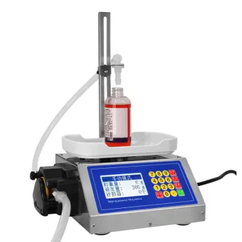1g-50g Weighing Type Filling Machine for Glue, Perfume, Red Wine, and Soy Sauce