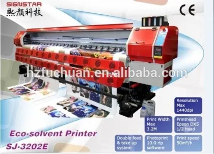 3.2m big format eco-solvent tarpaulin flex printer