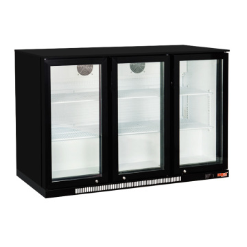 303L Sliding Glass Door Bar Fridge