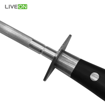 Acero para afilar cuchillos de cocina profesional de 8 pulgadas