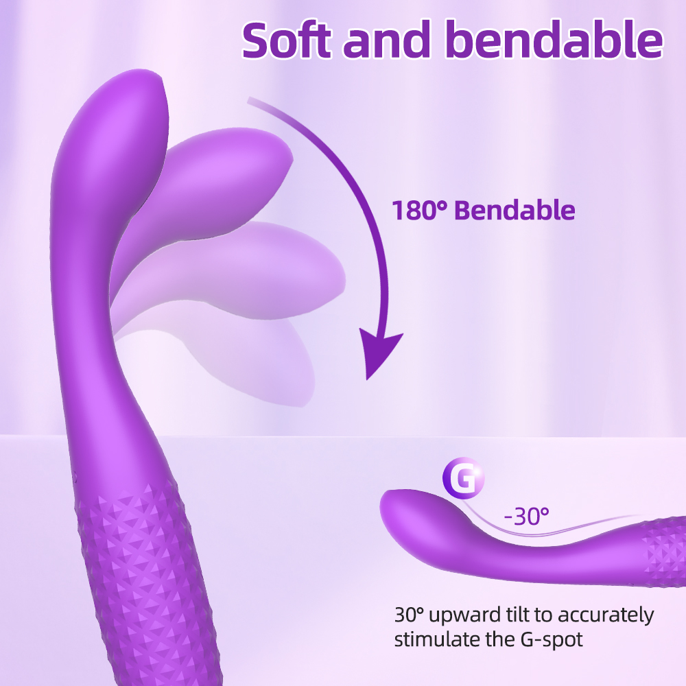 Soft Female Vibrator with Multiple Vibration Modes