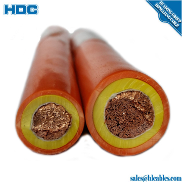 Rubber Insulation Welding Cable 450/750V copper conductor rubber sheath