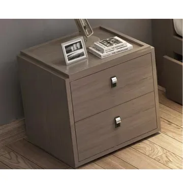 Modern Wooden Bedroom Furniture - Corner Bedside Nightstands