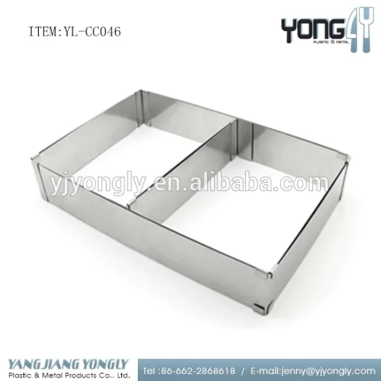 Stainless Steel Adjustable Setting Ring cake mould