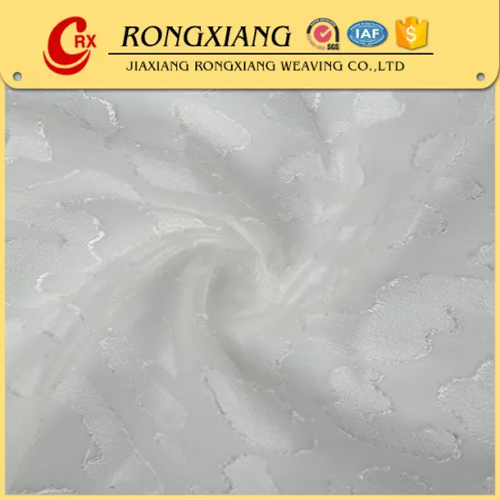 Latest design beautiful 100% Polyester clip jacquard fabric for dress