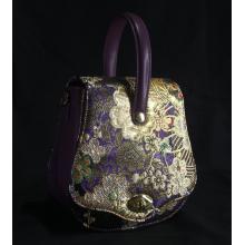 purple handbag