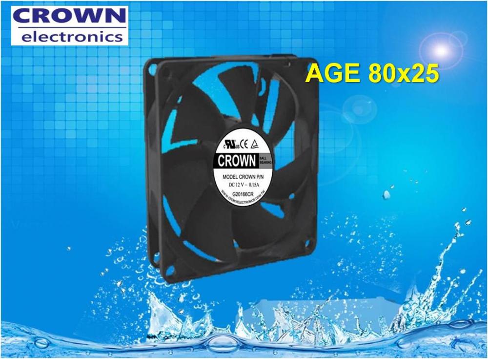 80x25 DC Fan A9 Gotowanie