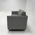 Double sofa solid color leather
