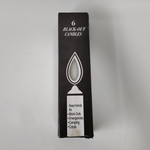 6PCS Black Out Candles Box for Africa Nigeria