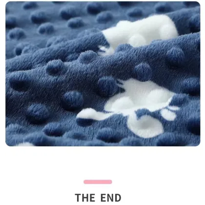 knit minky baby blanket for newborns
