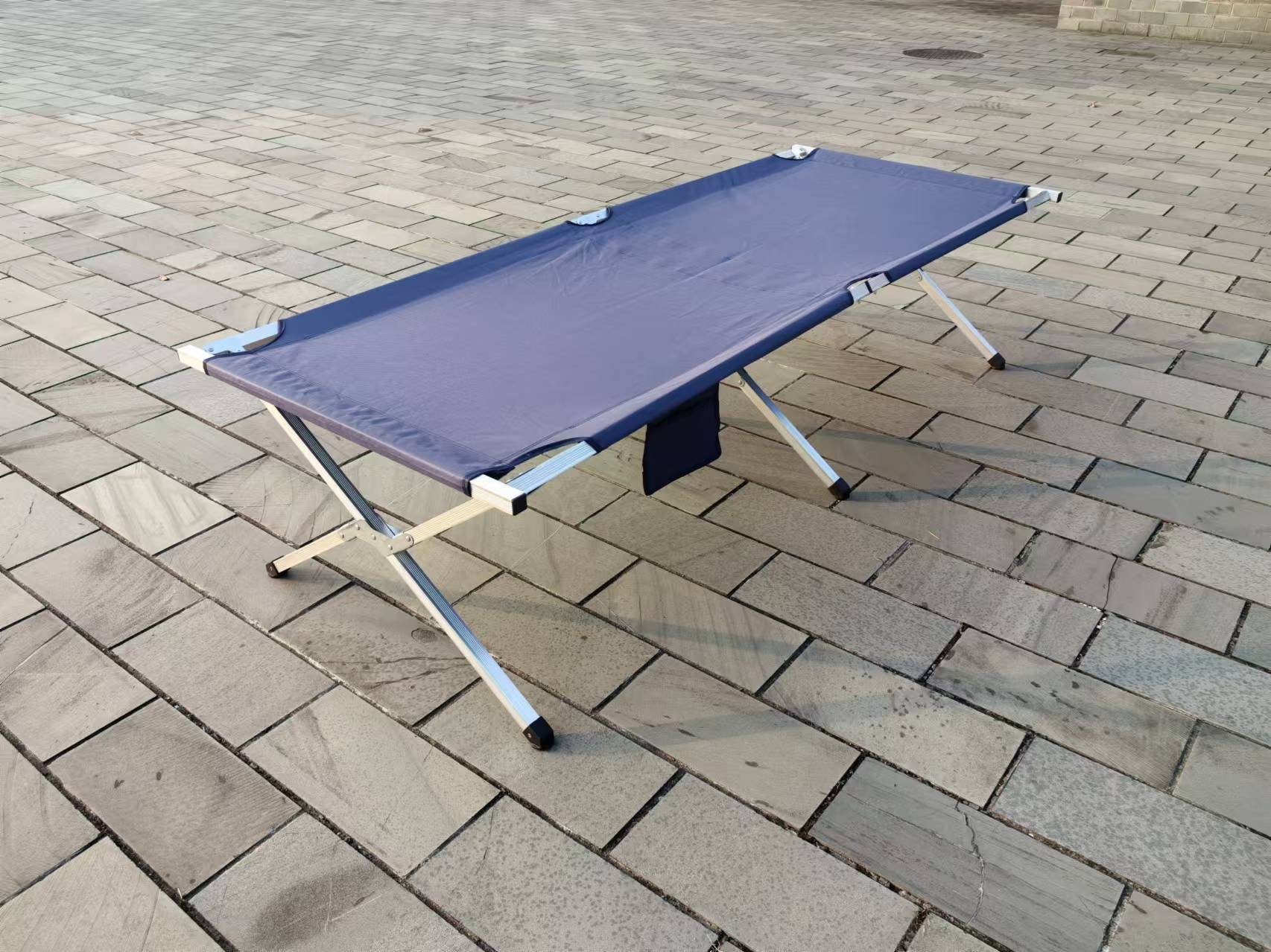 blue foldable bed