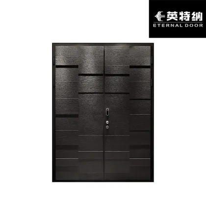 Exquisite Engraved Cast Aluminum Hall Door