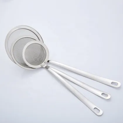 oil filter spoon soy milk foam net colander