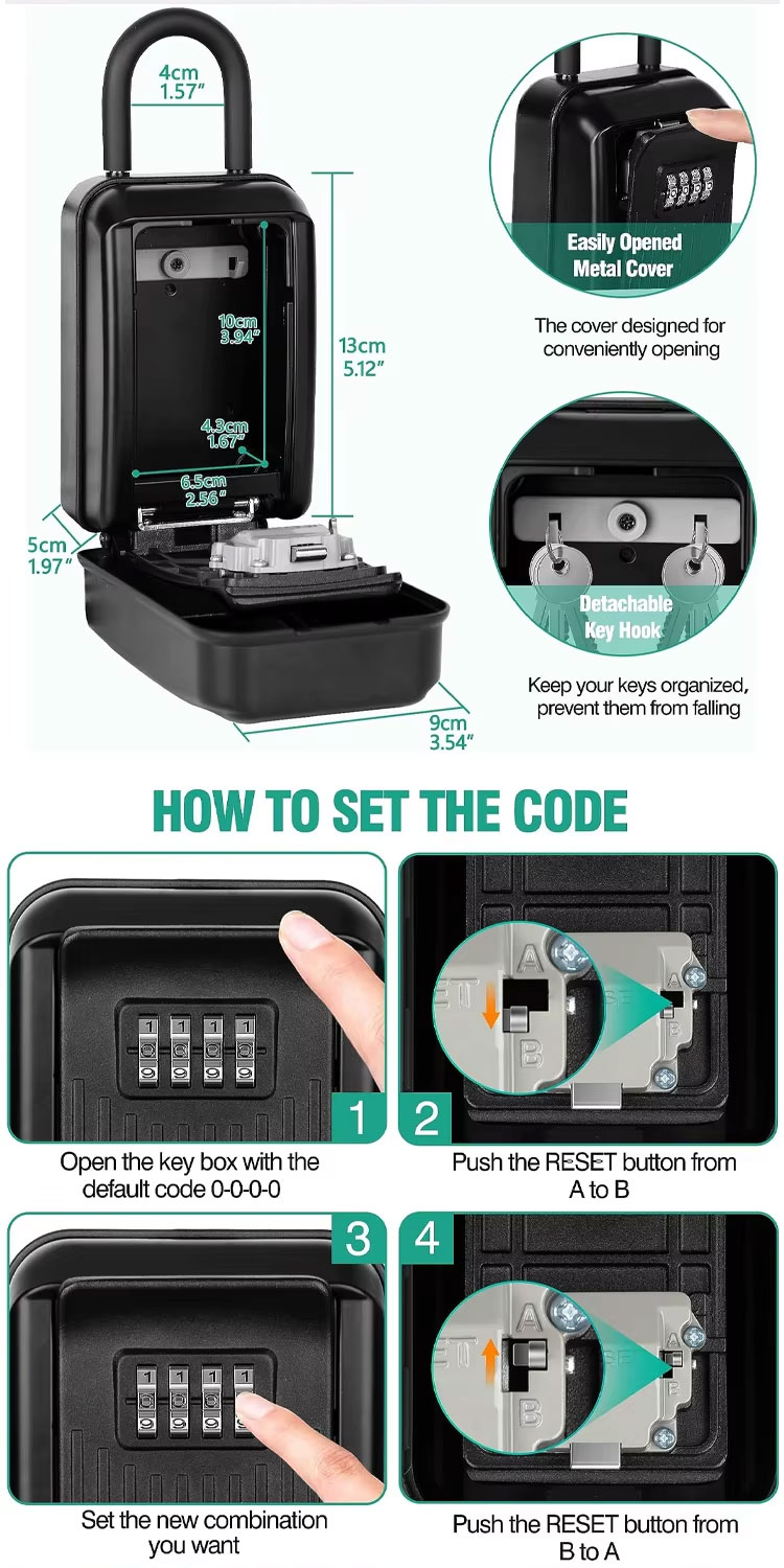 13 knob lock box
