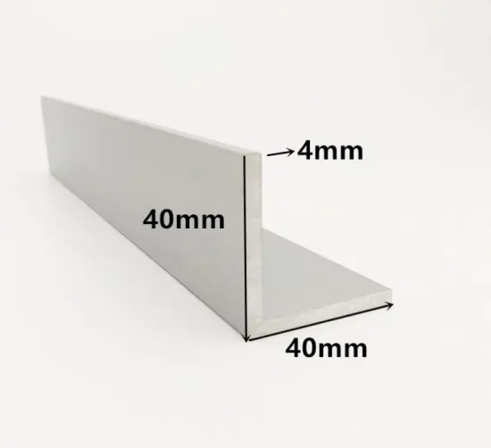 40x40x4 mm Triangle Edging Strip L-Shaped Aluminum Trim Angle