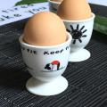 In ceramica pollo uovo titolare Natale colorato in ceramica portauova