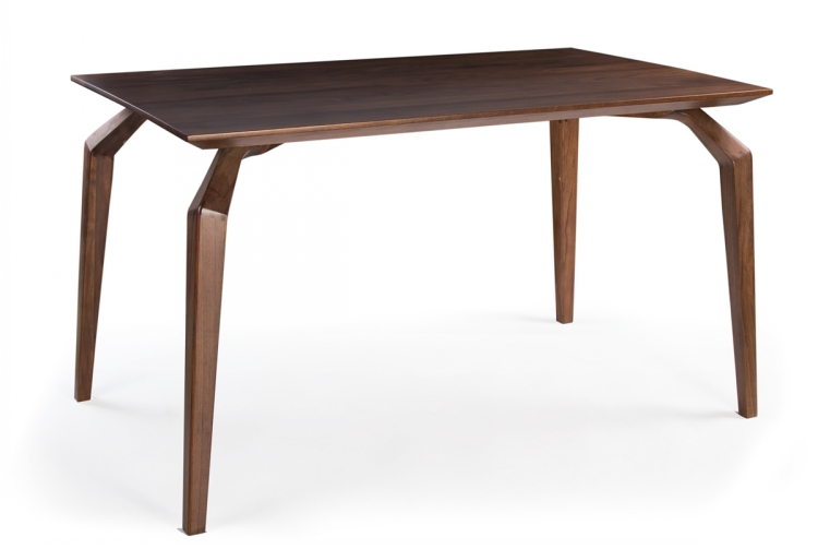 Modern Solid Wooden Walnut Square Restaurant Dining Tables