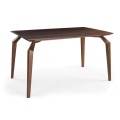 Modern Solid Wooden Walnut Square Restaurant Dining Tables