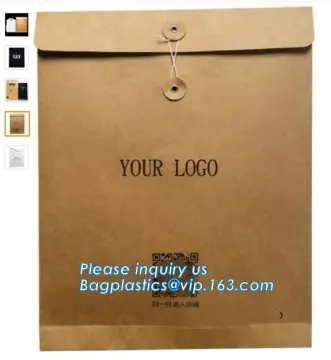 String tie envelopes kraft paper envelope with string tie and botton, Brown Kraft Paper Pocket Envelope, handmade kraft paper ma
