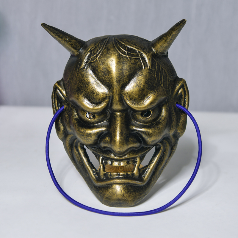 Máscara Tradicional de Resina Hannya Oni Japonesa