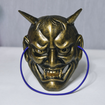 Máscara Tradicional de Resina Hannya Oni Japonesa