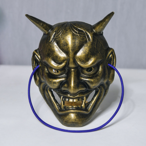 Máscara Tradicional de Resina Hannya Oni Japonesa