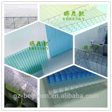 colored pc sun board plastic honeycomb polycarbonate hollow s sheet