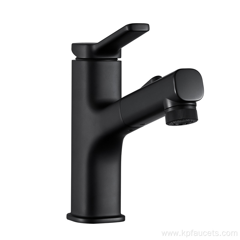 3 Function Matte Black Pull Down Faucet