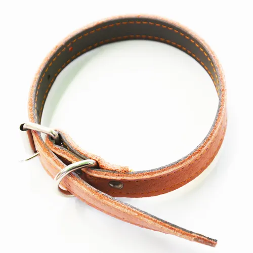 Direct Sale Of Pure Cowhide Dog Collar, High Quality Direct Sale Of