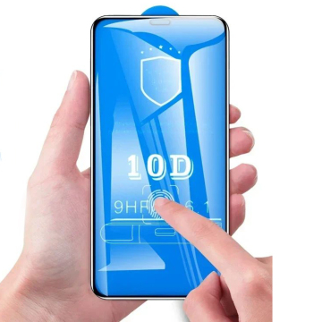 10D Tempered Glass Screen Protectors for iPhone 16, 15, 14, 13 Pro, XR, X, 12, 11, 8 Plus