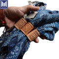 indigo denim pria leher pelacak syal scarf bandana