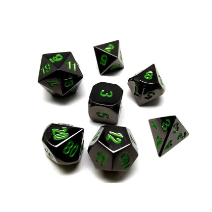 Custom 12-Sided Metal RPG Dice for Board Games